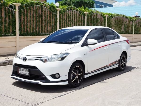 TOYOTA NEW VIOS 1.5 TRD Sportivo ปี 2014 เกียSAUTO สีSuper White สภาพนางฟ้า รูปที่ 0